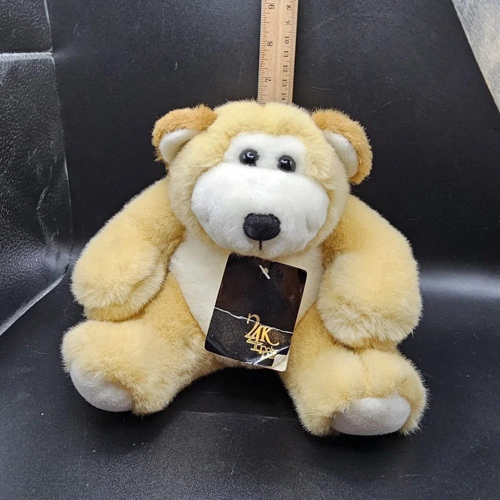 Vintage 1991 24K Polar Puff ‎ Jonah Teddy Bear 6.5